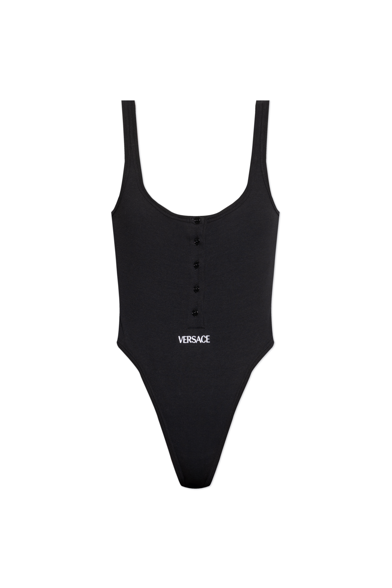 Black Bodysuit with embroidered logo Versace - Vitkac AS